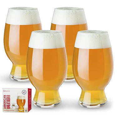 Spiegelau & Nachtmann Bierglas, Bleifreies Kristallglas Made in Germany, Transparent, 4 Stück (1er Pack), 4 im Sale